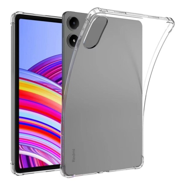 Pastiprinātas aizsardzības cieta silikona (TPU) apvalks - dzidrs (Redmi Pad Pro / Poco Pad)