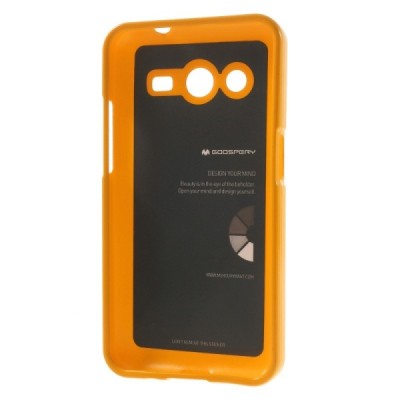 Mercury TPU kieto silikono geltonas Samsung Galaxy Core 2 G355 dėklas - nugarėlė / Priedai.lt