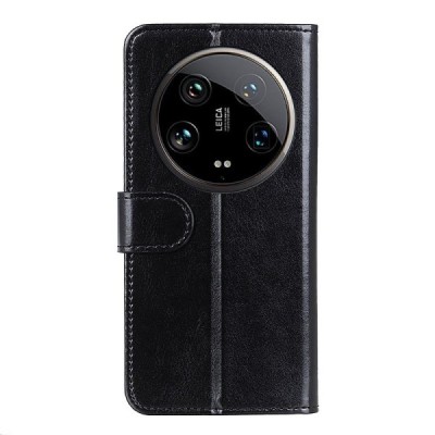 Xiaomi 14 Ultra atvēramais melns maciņš - maks | Vacins.lv