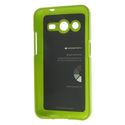 Mercury TPU kieto silikono žalias Samsung Galaxy Core 2 G355 dėklas - nugarėlė / Priedai.lt