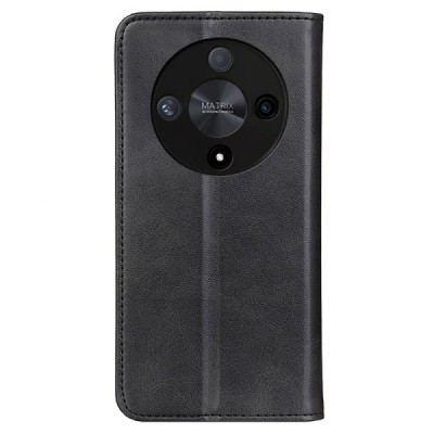 Huawei Honor Magic 6 Lite (Honor X9b) „Split“ juodas odinis atverčiamas dėklas - knygutė | Priedai.lt