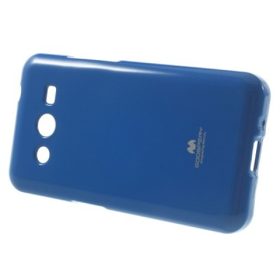 Mercury TPU kieto silikono mėlynas Samsung Galaxy Core 2 G355 dėklas - nugarėlė / Priedai.lt