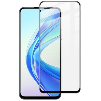 Huawei Honor X7b (90 Smart) „Imak“ Tempered Glass sustiprintos apsaugos juodas pilnai dengiantis apsauginis ekrano stiklas 0,2 m