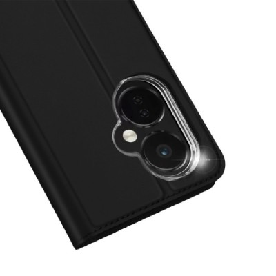 OnePlus Nord CE 3 Lite 5G (N30 5G) „Dux Ducis“ Skin sērijas melns ādas atvērams maciņš | Vacins.lv
