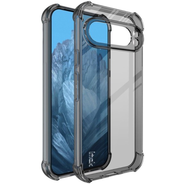 „Imak“ pastiprinātas aizsardzības cieta silikona (TPU) vāciņš - pelēks (Pixel 9 Pro XL)