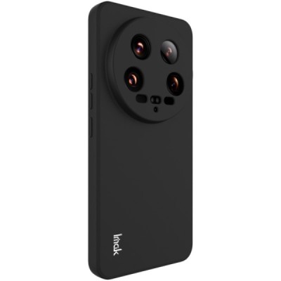 Xiaomi 14 Ultra „Imak“ cieta silikona (TPU) melns apvalks | vacins.lv