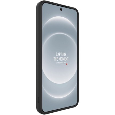 Xiaomi 14 Ultra „Imak“ cieta silikona (TPU) melns apvalks | vacins.lv