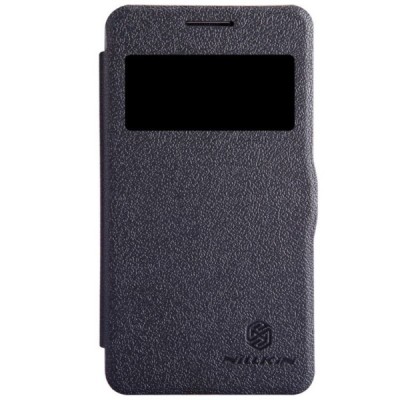 Samsung Galaxy Core 2 G355 juodas odinis atverčiamas Nillkin Fresh dėklas / Priedai.lt
