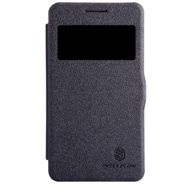 „Nillkin“ Fresh atverčiamas dėklas - juodas (Galaxy Core 2)