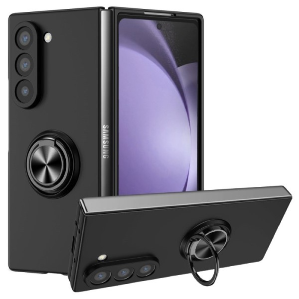 „Kickstand“ apvalks - melns (Galaxy Fold6)