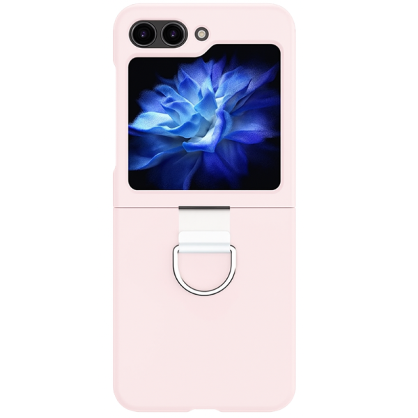 „Ring“ plastmasas apvalks - rozs (Galaxy Flip7 FE / Flip6)