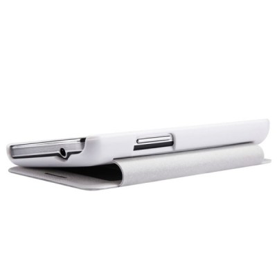 Samsung Galaxy Core 2 G355 baltas odinis atverčiamas Nillkin Fresh dėklas / Priedai.lt