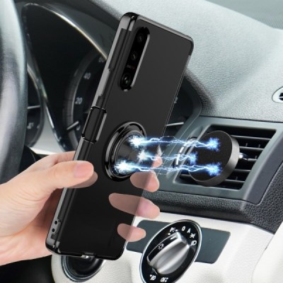 Sony Xperia 1 VI „Fashion“ Kickstand cieta silikona (TPU) dzidrs apvalks | vacins.lv