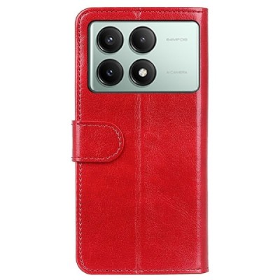 Xiaomi Poco X6 Pro 5G (K70E) atvēramais sarkans maciņš - maks | Vacins.lv