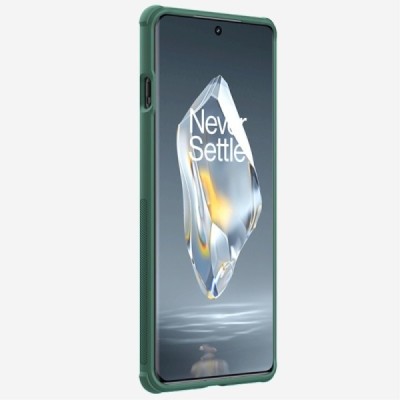 OnePlus 12R (Ace 3) „Nillkin“ Frosted Shield Pro Magnetic zaļš apvalks | vacins.lv
