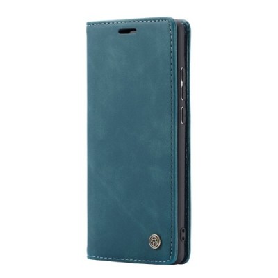 Xiaomi Poco F2 Pro CaseMe Retro solidus atverčiamas žalias odinis dėklas - knygutė | Priedai.lt