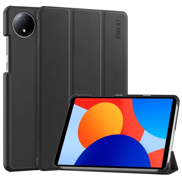 "Enkay" Atvēramais maciņš - melns (Redmi Pad SE 8.7)