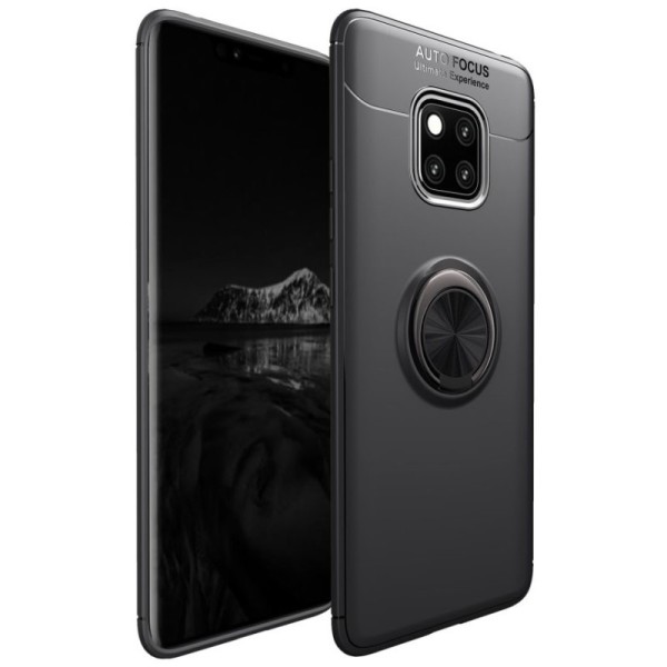„FOCUS“ Kickstand kieto silikono (TPU) dėklas - juodas (Mate 20 Pro)