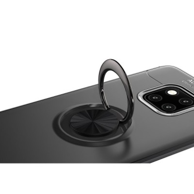 Huawei Mate 20 Pro „FOCUS“ Kickstand kieto silikono TPU juodas dėklas - nugarėlė | Priedai.lt