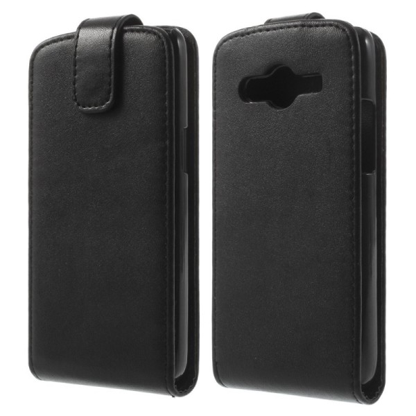 Klasikinis atverčiamas dėklas - juodas (Galaxy Core LTE)