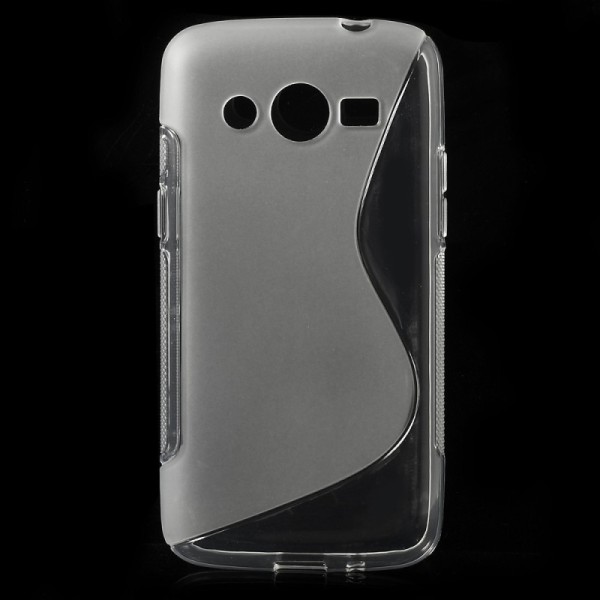Kieto silikono dėklas - skaidrus (Galaxy Core LTE)