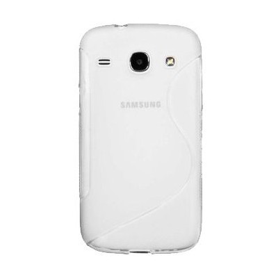 Samsung Galaxy Core LTE G386 kieto silikono tpu skaidrus (permatomas) dėklas - nugarėlė / Priedai.lt