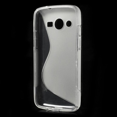 Samsung Galaxy Core LTE G386 kieto silikono tpu skaidrus (permatomas) dėklas - nugarėlė / Priedai.lt