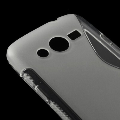 Samsung Galaxy Core LTE G386 kieto silikono tpu skaidrus (permatomas) dėklas - nugarėlė / Priedai.lt