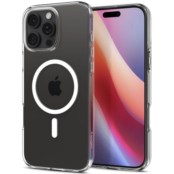 "Spigen" Liquid Crystal MagFit apvalks - dzidrs (iPhone 16 Pro)