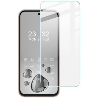 Google Pixel 8A „Imak“ 9H Tempered Glass sustiprintos apsaugos skaidrus apsauginis ekrano stiklas 0,3 mm | Priedai.lt