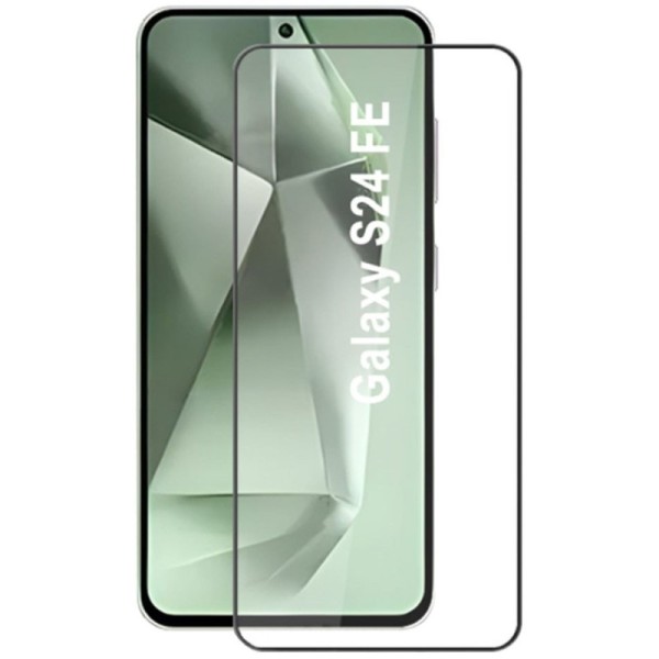 "Mocolo" 2.5D Tempered Glass ekrāna aizsargstikls 0.26 mm - melns (Galaxy S24 FE)