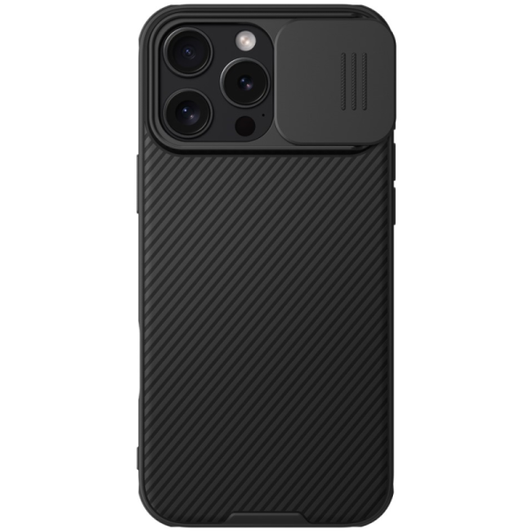 "Nillkin" CamShield Pro Magnetic apvalks - melns (iPhone 16 Pro)
