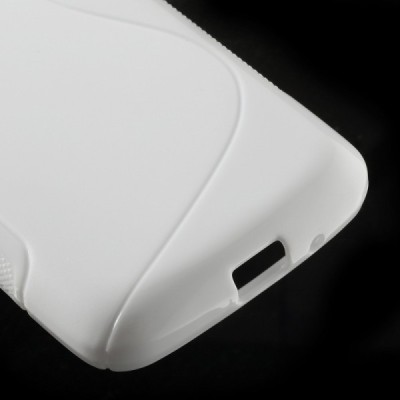 Samsung Galaxy Core LTE G386 kieto silikono tpu baltas dėklas - nugarėlė / Priedai.lt