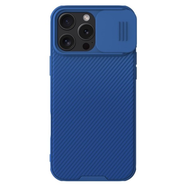 "Nillkin" CamShield Pro Magnetic apvalks - zils (iPhone 16 Pro)