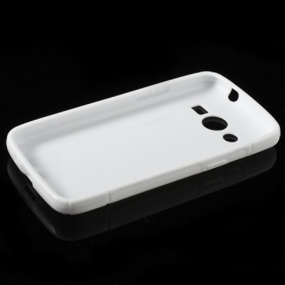 Samsung Galaxy Core LTE G386 kieto silikono tpu baltas dėklas - nugarėlė / Priedai.lt
