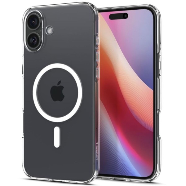 "Spigen" Liquid Crystal MagFit apvalks - dzidrs (iPhone 16 Plus)