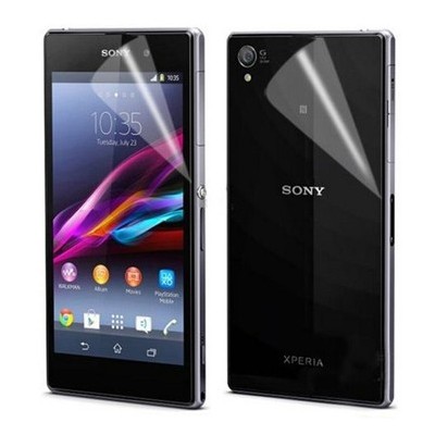 Sony Xperia Z1 „ISME“ aizsargplēves ekrānam un aizmugurējai daļai - dzidras / Vacins.lv
