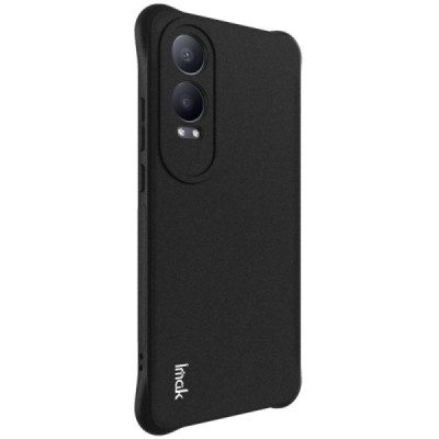 OnePlus Nord CE4 Lite 5G "Imak" pastiprinātas aizsardzības cieta silikona (TPU) melns vāciņš | Vacins.lv