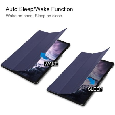 Samsung Galaxy Tab A 10.5 2018 (T590,T595) atvēramais zils maciņš | Vacins.lv