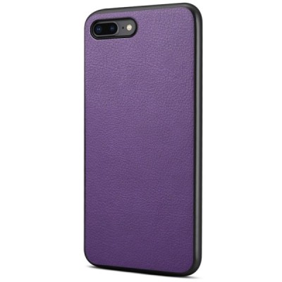 „Deluxe Leather“ Apple iPhone 7 Plus violetinis odinis dėklas | Priedai.lt