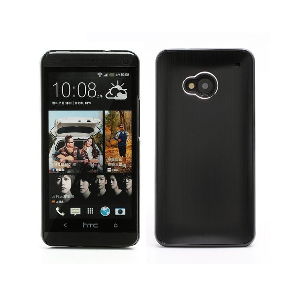 Slīpēta metāla apvalks - melns (One)