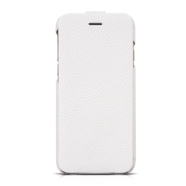 „HOCO“ Duke vertikāli atvēramais futrālis - balts (iPhone 6 / 6s)