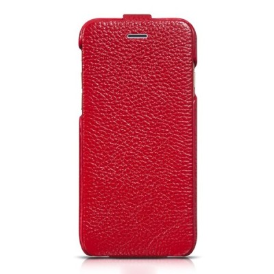 Greznais „HOCO“ Duke sērijas ādas atvērams sarkans Apple iPhone 6 (6s) futrālis / Vacins.lv