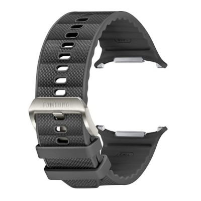 Samsung Galaxy Watch Ultra PeakForm viedā pulksteņa cietā silikona (TPU) siksniņa - pelēks | Vacins.lv