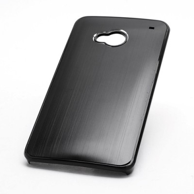 Slīpēta metāla melns HTC One M7 apvalks / Vacins.lv