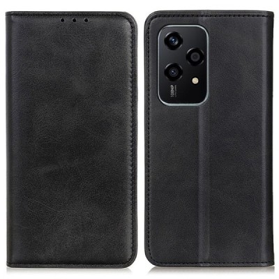 Honor 200 Lite „Split“ juodas odinis atverčiamas dėklas - knygutė | Priedai.lt