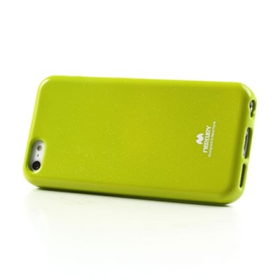 „Mercury“ Color kieto silikono (TPU) žalias Apple iPhone 5C dėklas (dėkliukas) / Priedai.lt