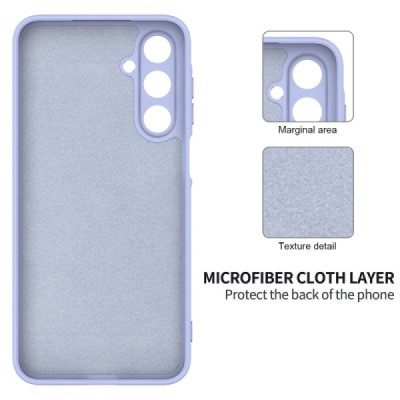 Samsung Galaxy A16 "Shell" cieta silikona (TPU) apvalks - violets | vacins.lv