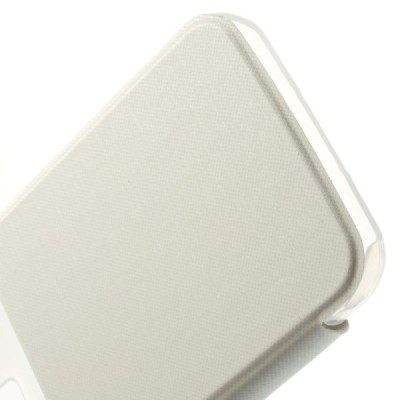 Samsung Galaxy S5 mini G800 view window atvēramais balts futrālis / Vacins.lv