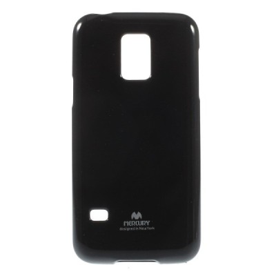 Samsung Galaxy S5 mini G800 juodas Mercury TPU kieto silikono dėklas / Priedai.lt